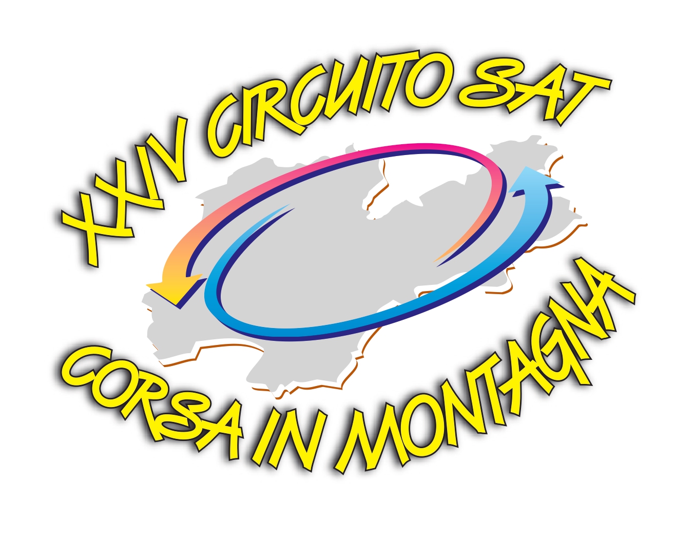 Circuito corsa in montagna sat si parte sat